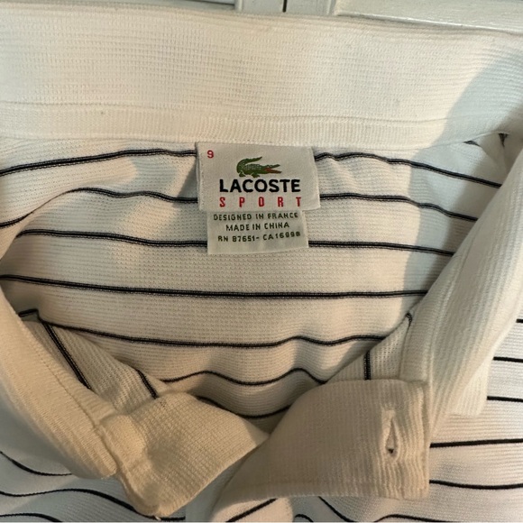LACOSTE SPORT Size 9 (4XL) Big Crocodile POLO - Picture 6 of 7